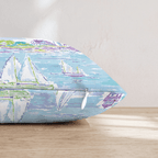 Coastal Lighthouse Throw Pillow - Hillcroft Home