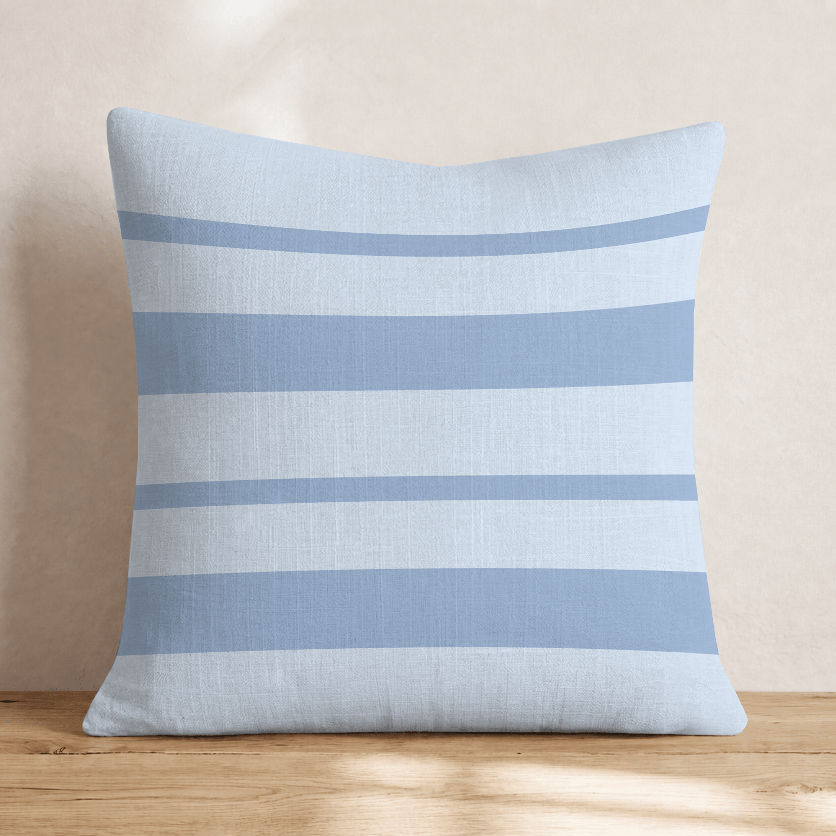 Coastal Palms Stripes Throw Pillow - Hillcroft Home