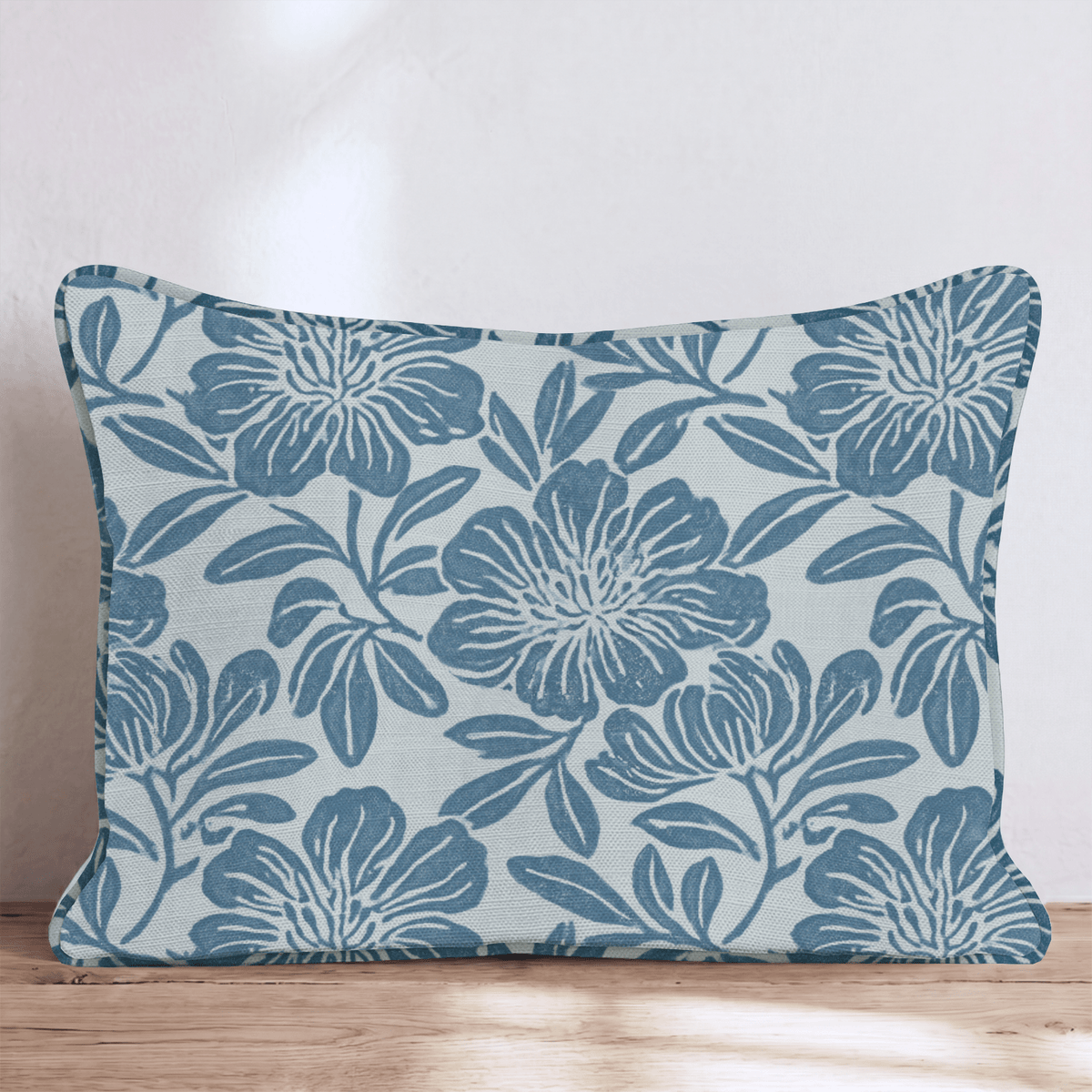 Coastal Peony Throw Pillow throw pillow - Hillcroft Home