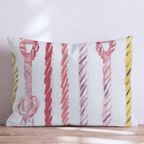 coastal ropes Throw Pillow - Hillcroft Home