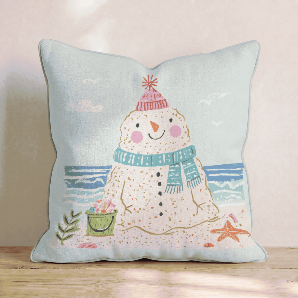 Coastal Sandman Throw Pillow - Hillcroft Home