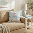 Coastal Sandman Throw Pillow - Hillcroft Home