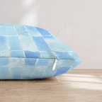 coastal tiles Throw Pillow - Hillcroft Home