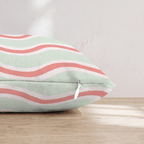 Coastal Waves Throw Pillow - Hillcroft Home