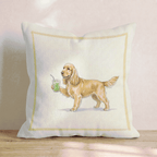 Cocker Spaniel Matcha Throw Pillow - Hillcroft Home