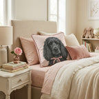 Cocker Spaniel Portrait Throw Pillow - Hillcroft Home