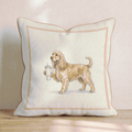 Cocker Spaniel Tumbler Throw Pillow - Hillcroft Home