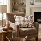 Coffee Stain Throw Pillow - Hillcroft Home