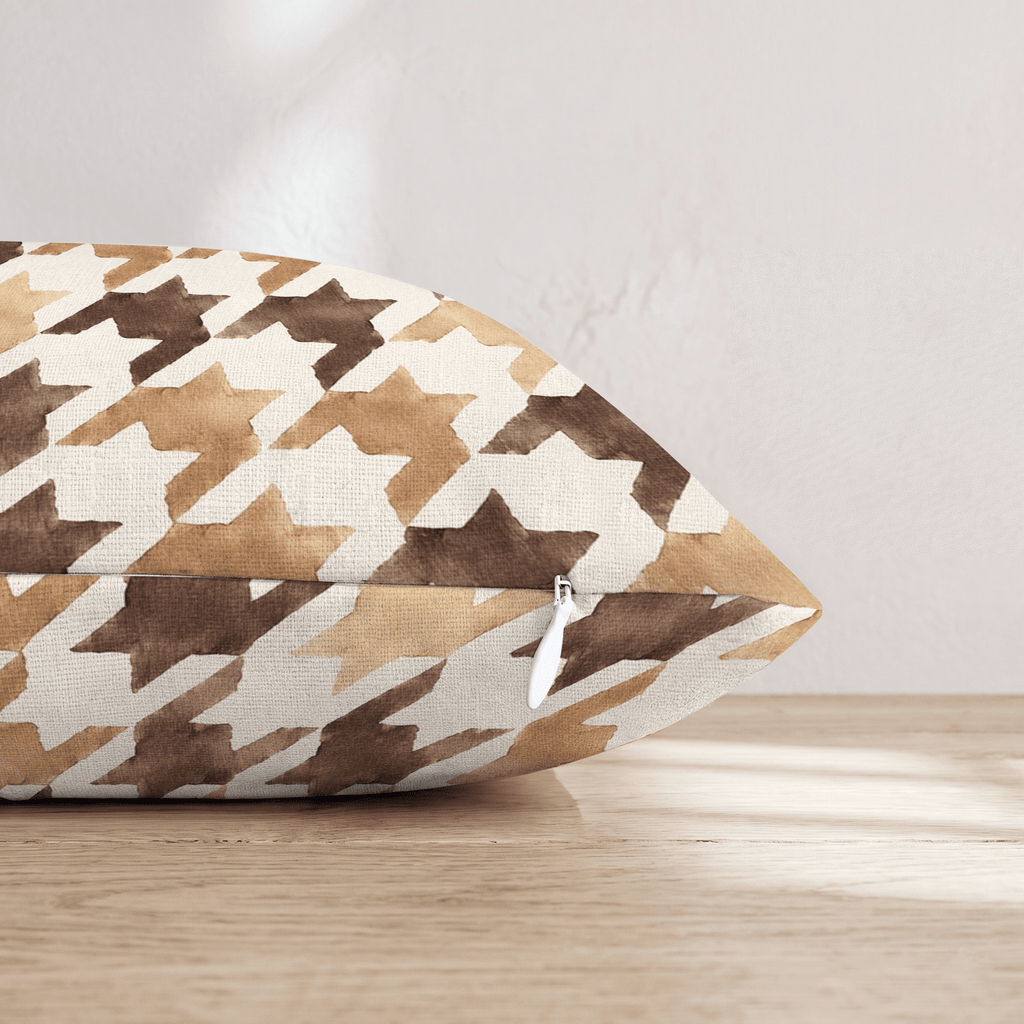 Coffee Stain Throw Pillow - Hillcroft Home
