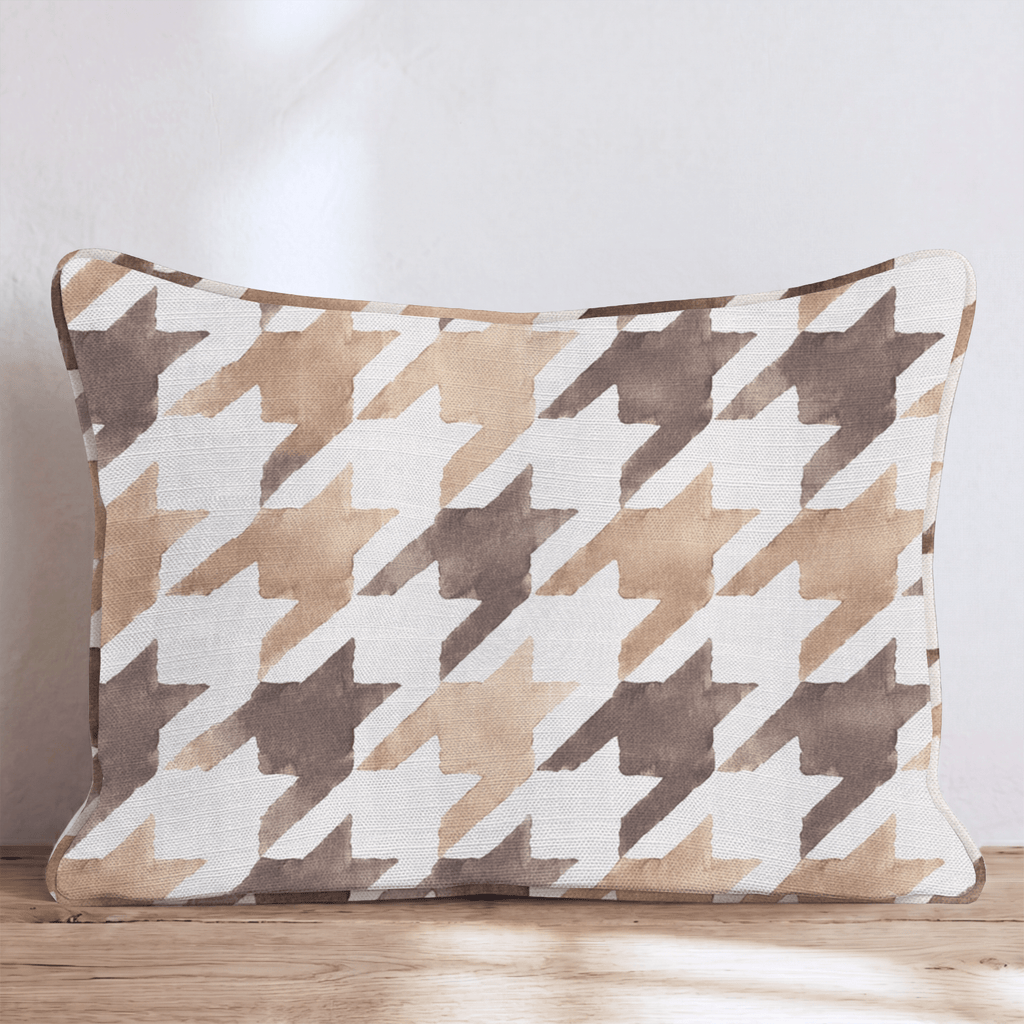 Coffee Stain Throw Pillow - Hillcroft Home