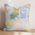 Coladas and Cocktails Throw Pillow - Hillcroft Home