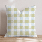 Coleman Gingham Throw Pillow - Hillcroft Home