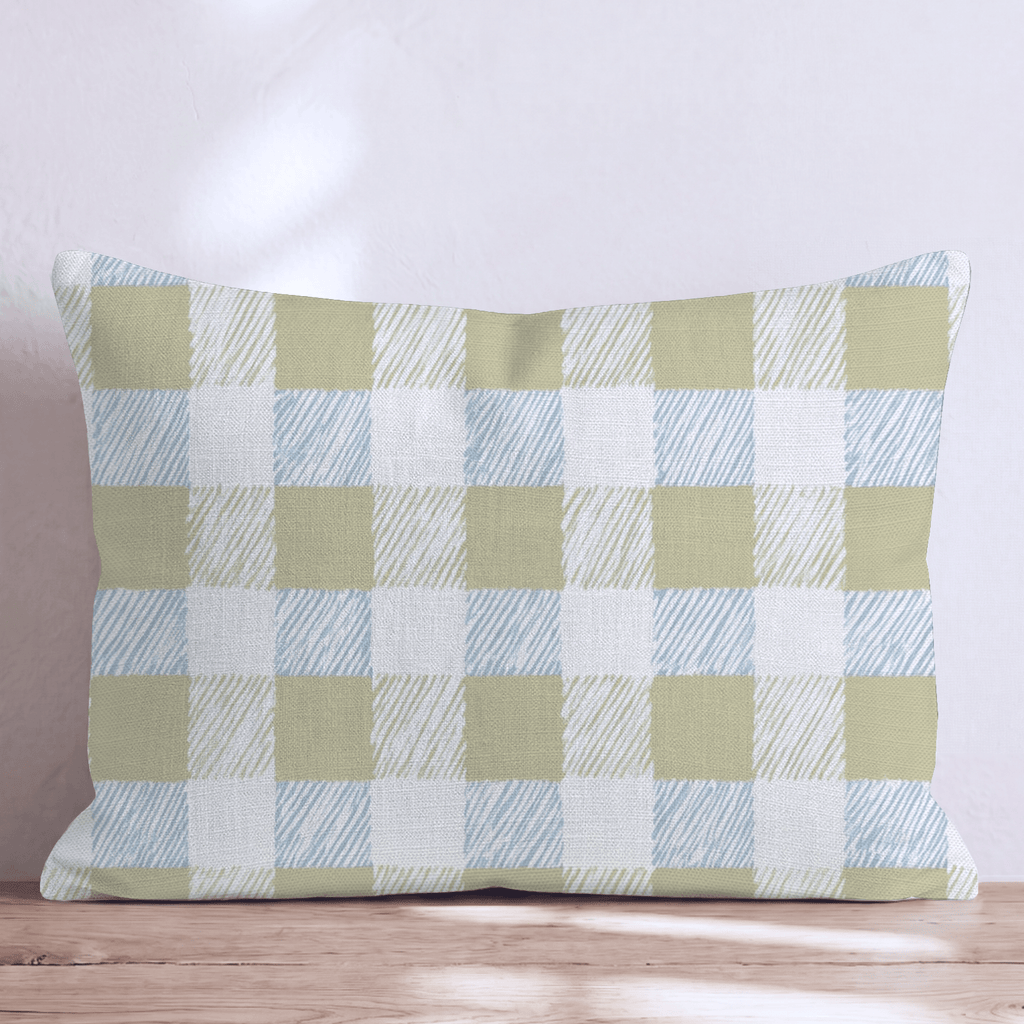 Coleman Gingham Throw Pillow - Hillcroft Home