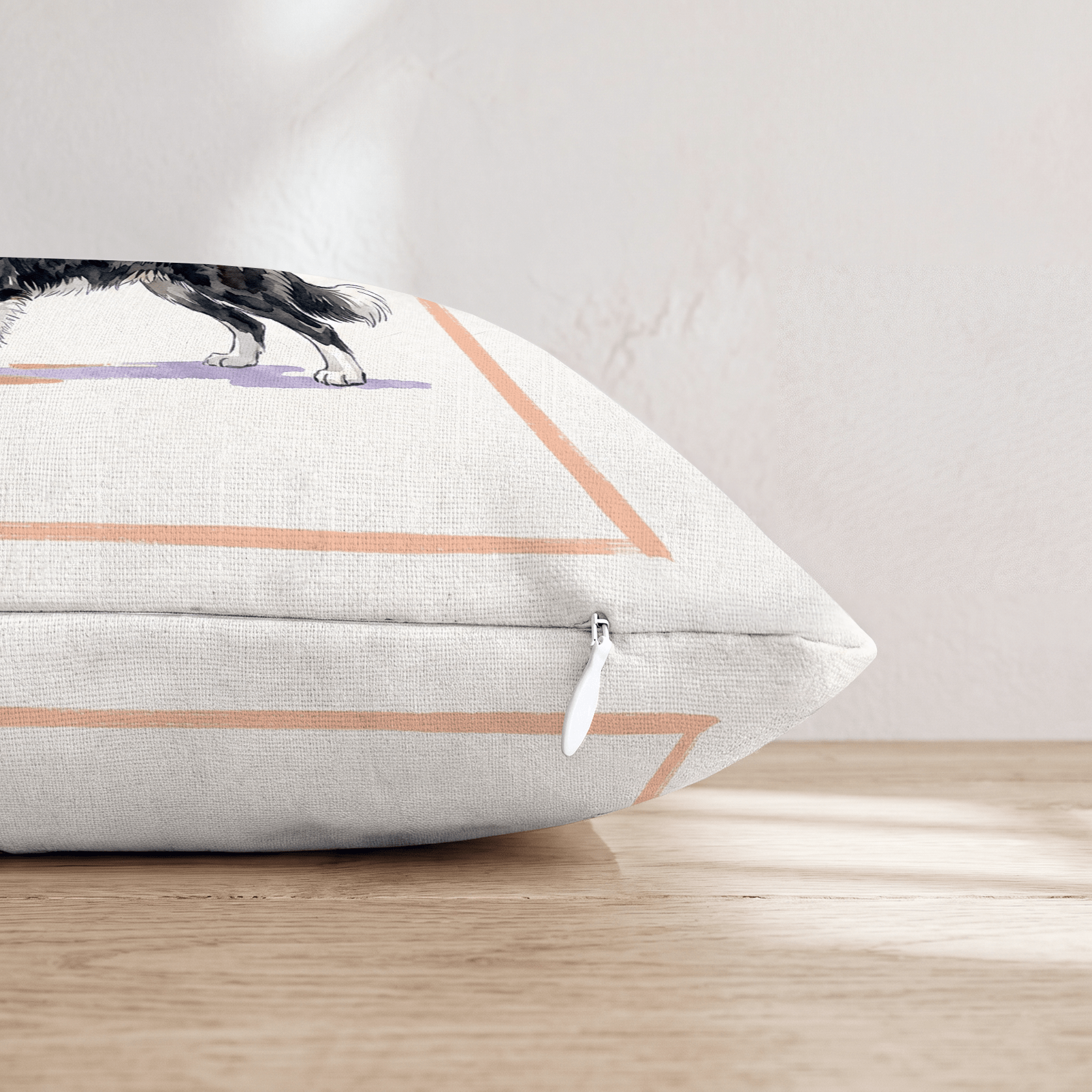 Collie Lager Throw Pillow - Hillcroft Home