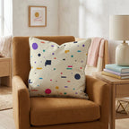Confetti Party Scatter Throw Pillow - Hillcroft Home