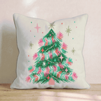 Confetti Star Fir Throw Pillow - Hillcroft Home