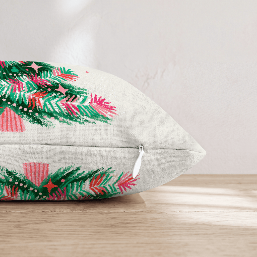 Confetti Star Fir Throw Pillow - Hillcroft Home