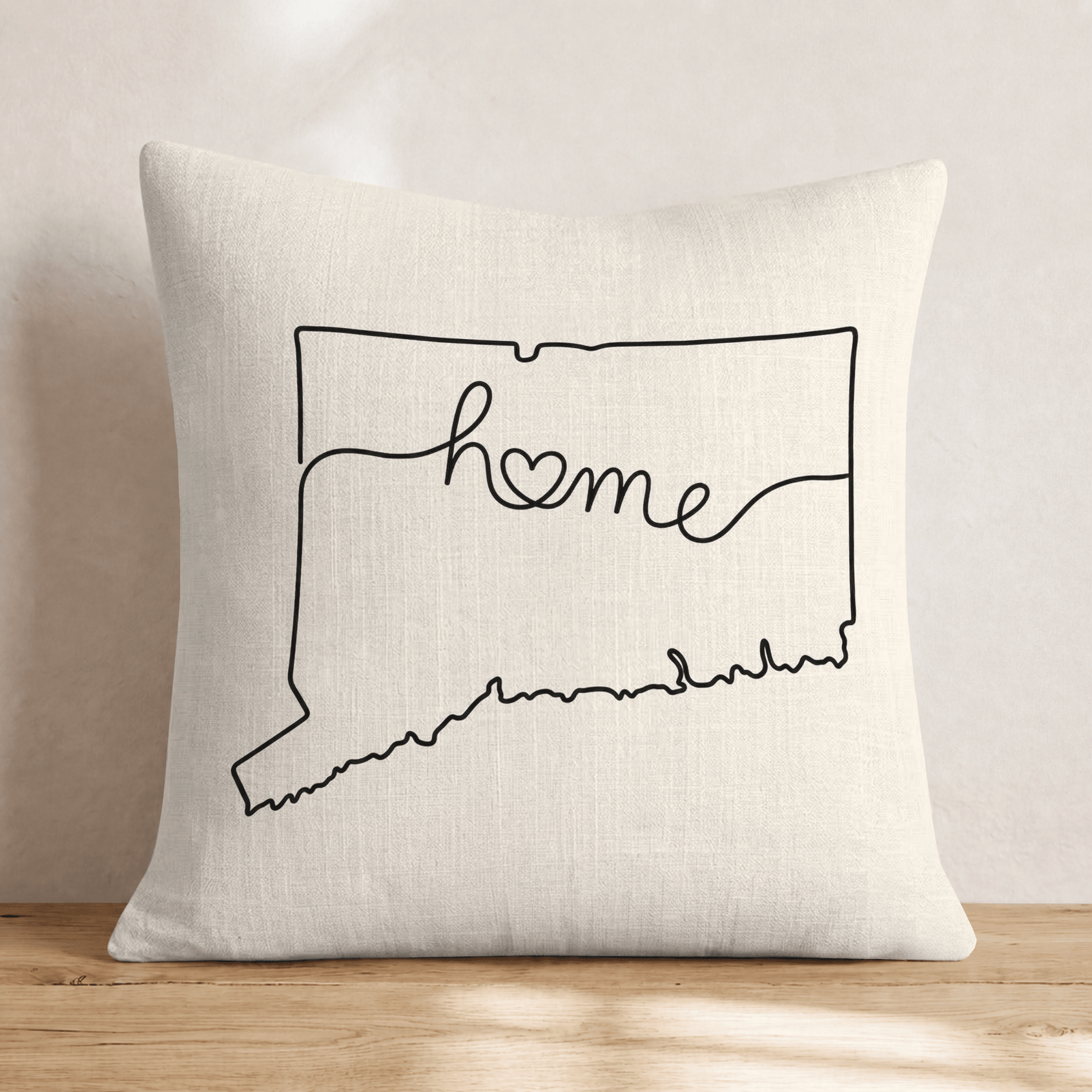 Connecticut Home Throw Pillow - Hillcroft Home