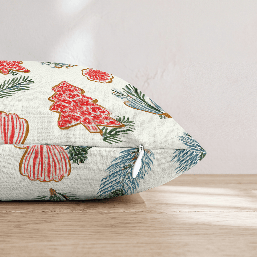 Cookie and Pine Blue Throw Pillow - Hillcroft Home