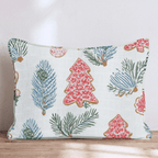 Cookie and Pine Blue Throw Pillow - Hillcroft Home