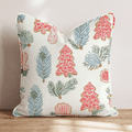 Cookie and Pine Blue Throw Pillow - Hillcroft Home