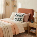 Cool Cat Throw Pillow - Hillcroft Home