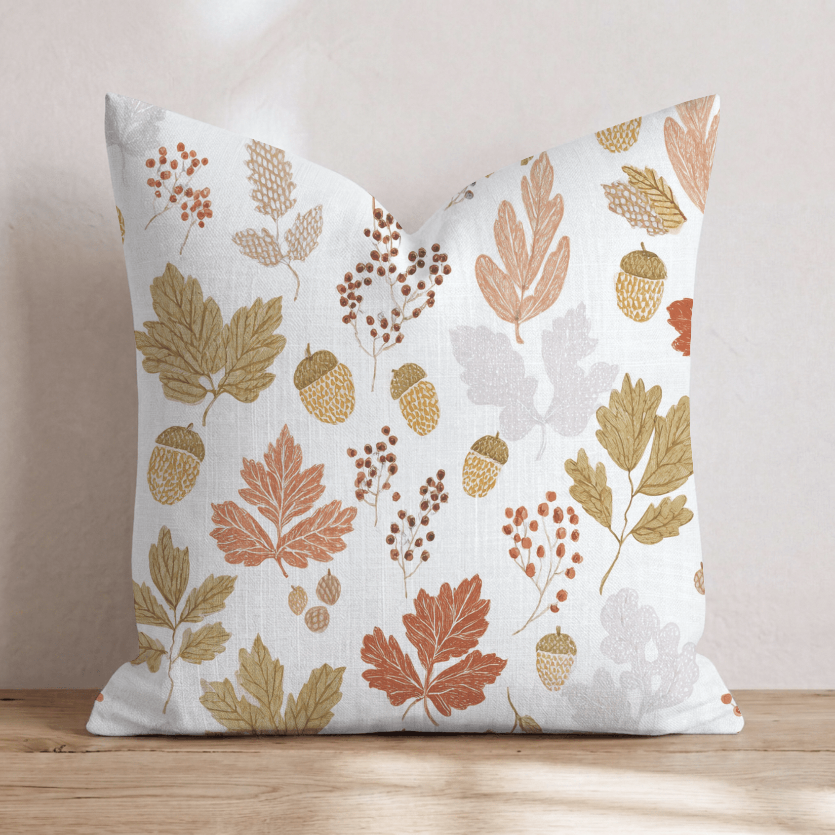 Copper & Clover Throw Pillow - Hillcroft Home