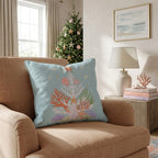 Coral Reef Tree Throw Pillow - Hillcroft Home
