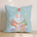 Coral Reef Tree Throw Pillow - Hillcroft Home