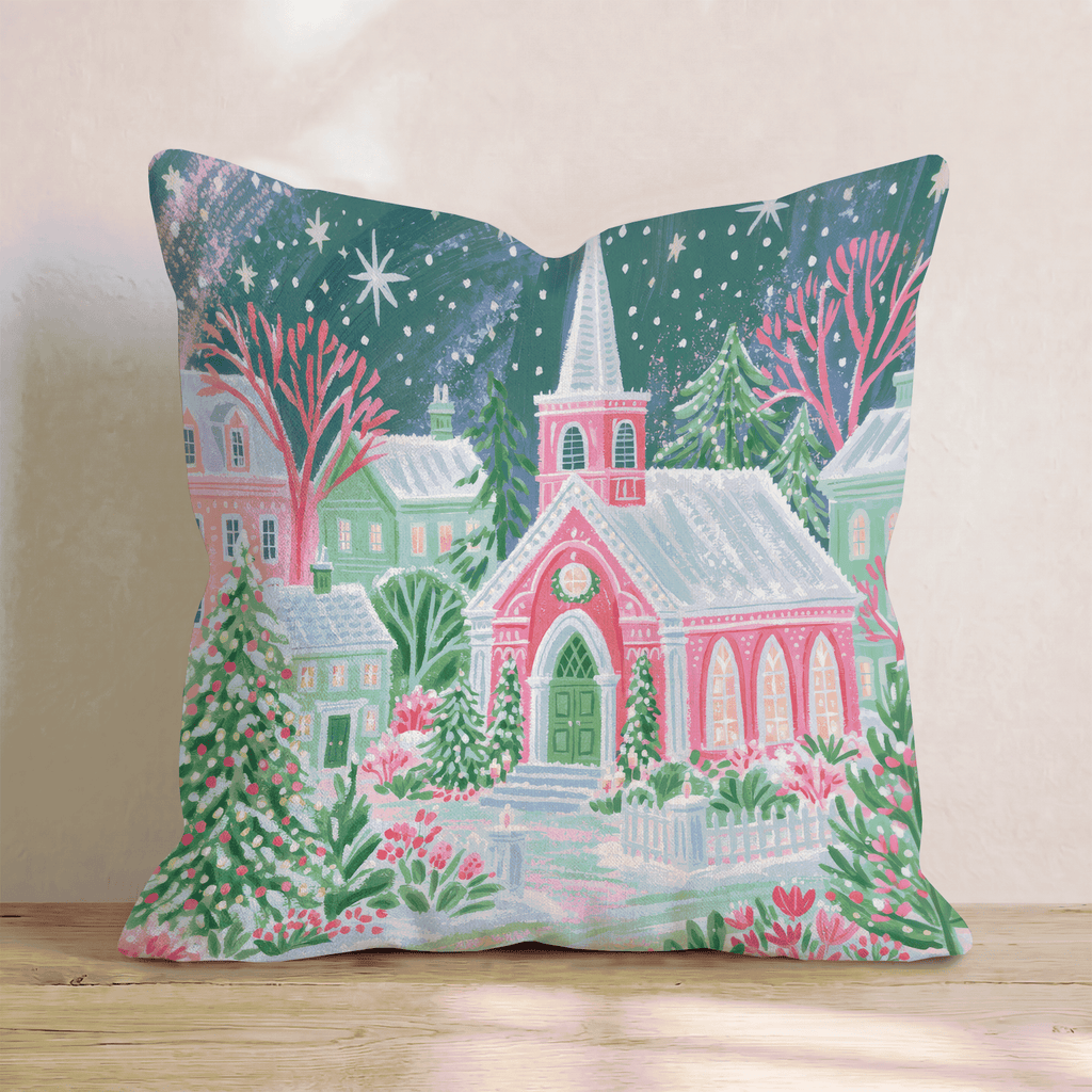 Coral Reef Wreath Throw Pillow - Hillcroft Home