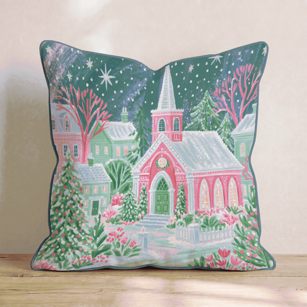 Coral Reef Wreath Throw Pillow - Hillcroft Home
