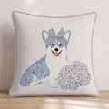 Corgi Cheerleader Throw Pillow - Hillcroft Home