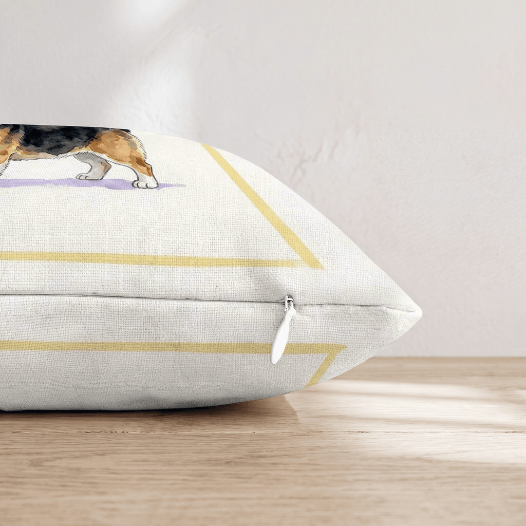 Corgi Matcha Throw Pillow - Hillcroft Home