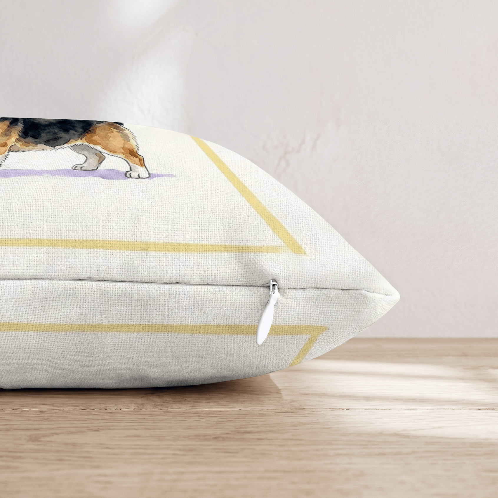 Corgi Matcha Throw Pillow - Hillcroft Home