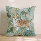 Corgi Power Throw Pillow - Hillcroft Home
