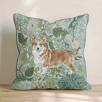 Corgi Power Throw Pillow - Hillcroft Home