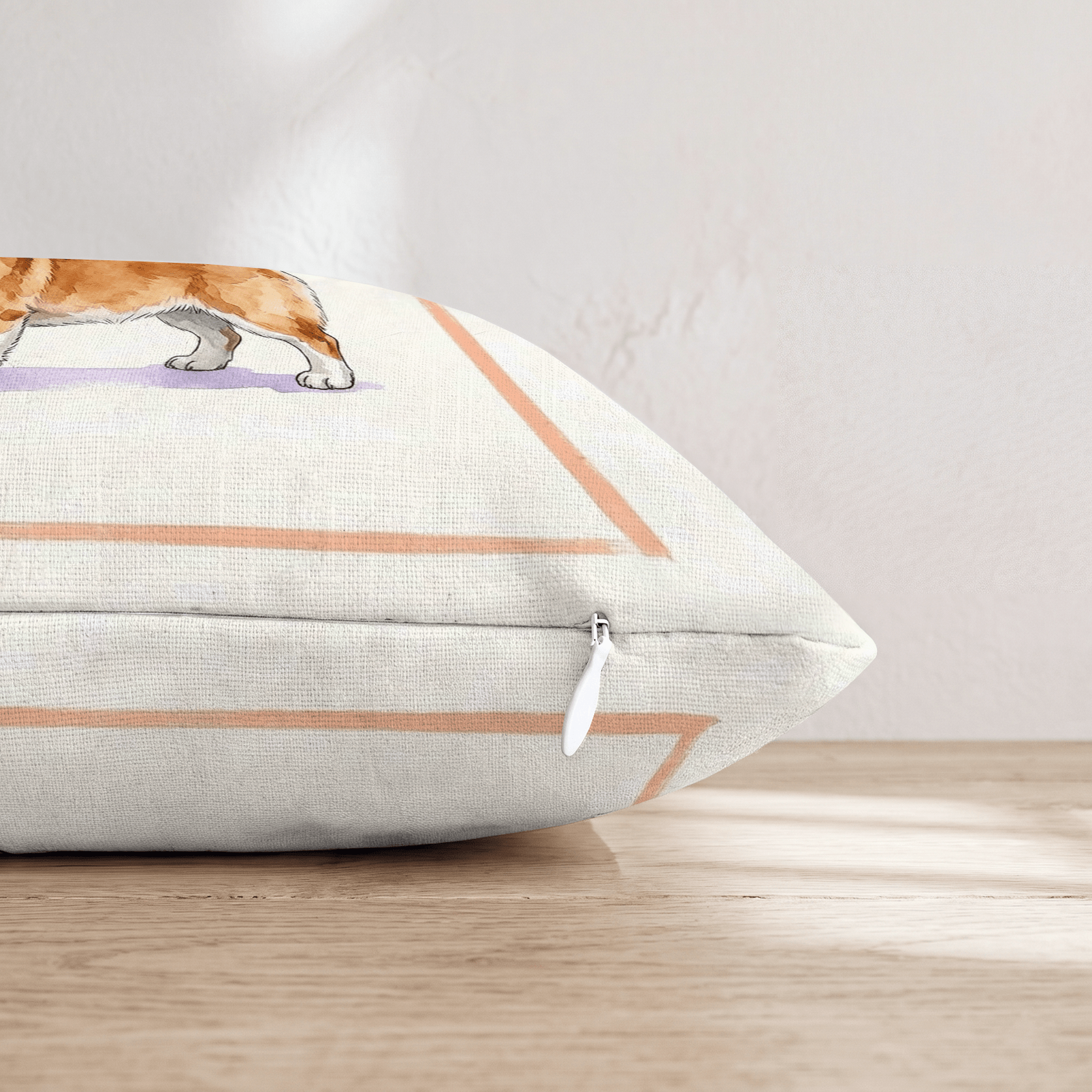 Corgi Tumbler Throw Pillow - Hillcroft Home