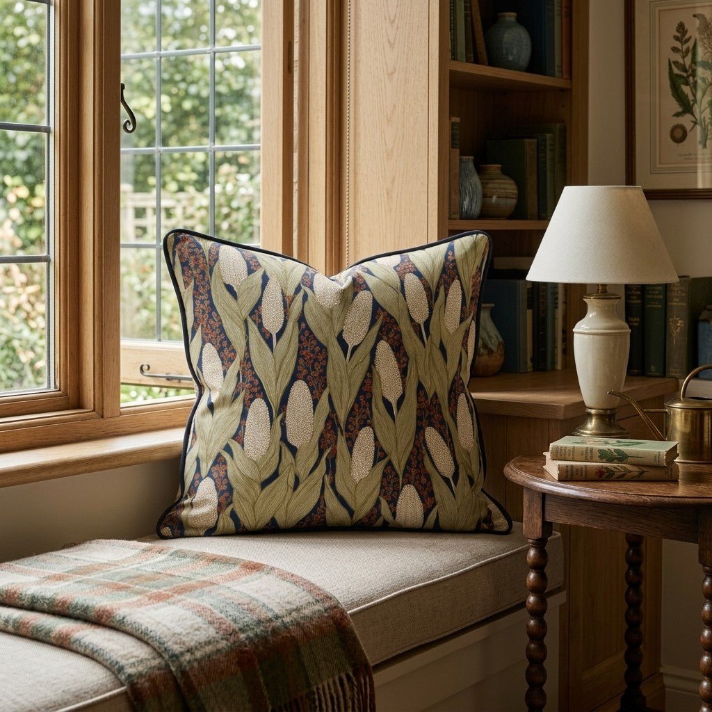 Corn And More Throw Pillow - Hillcroft Home