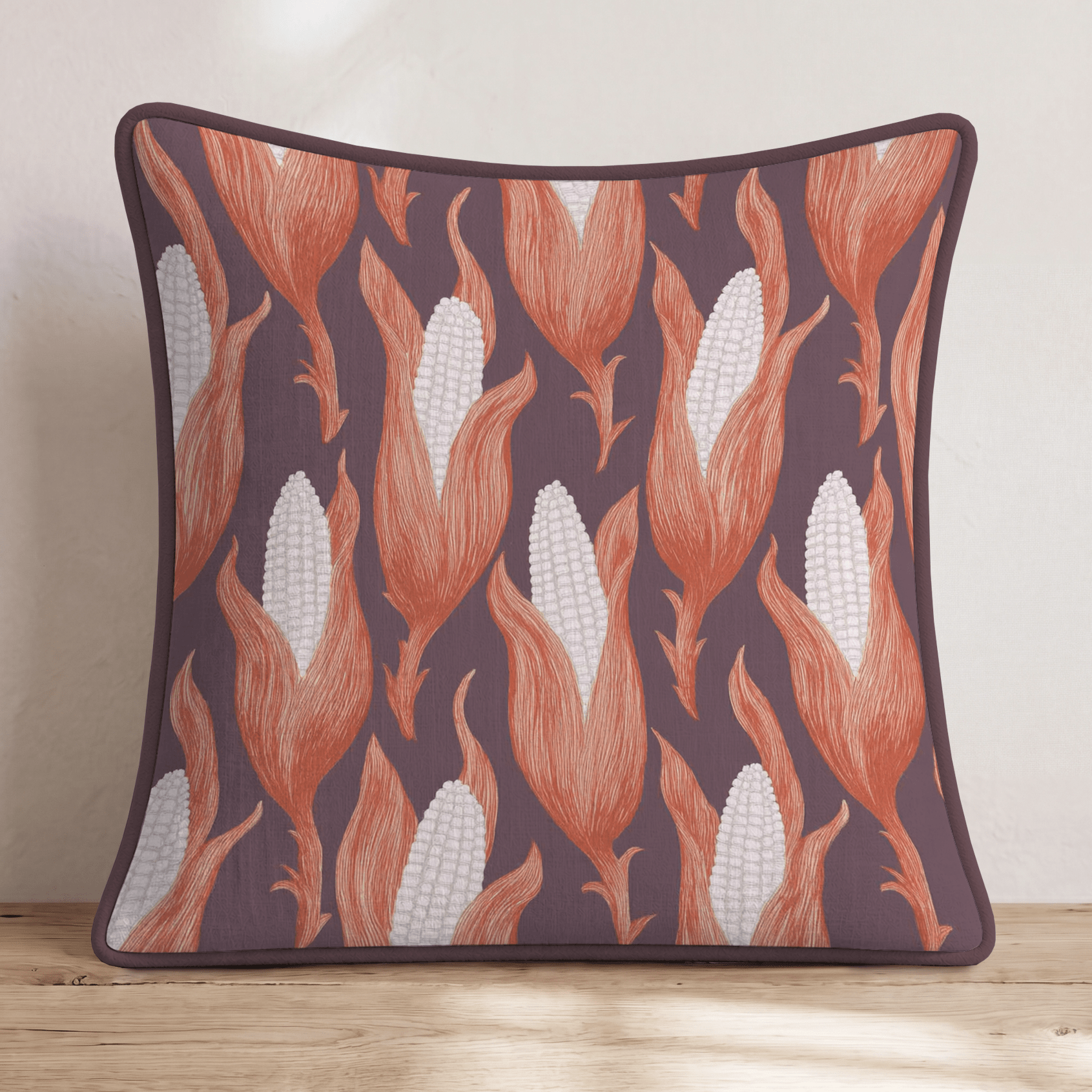 Corn Husks Throw Pillow - Hillcroft Home