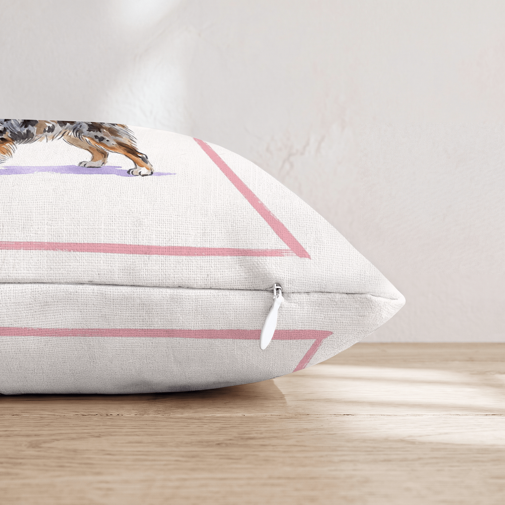 Cosmo Australian Shepherd Throw Pillow - Hillcroft Home
