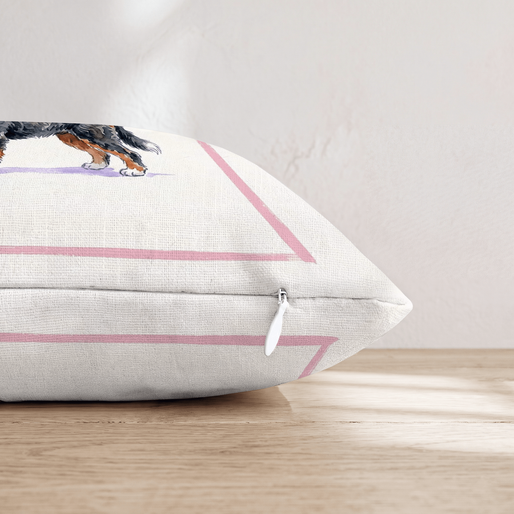 Cosmo Bernedoodle Throw Pillow - Hillcroft Home