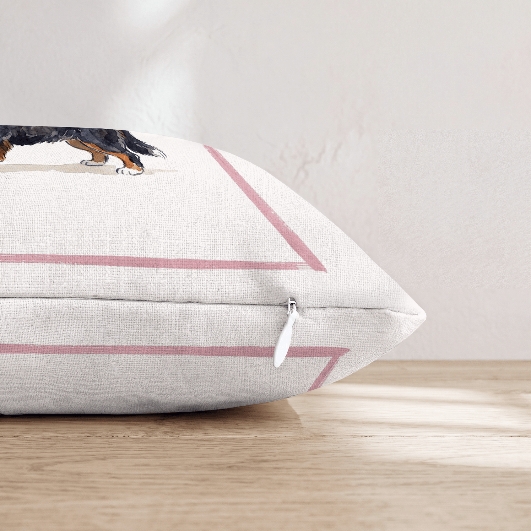 Cosmo Bernese Mountain Dog Throw Pillow - Hillcroft Home