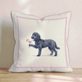 Cosmo Black Goldendoodle Throw Pillow - Hillcroft Home