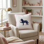 Cosmo Black Goldendoodle Throw Pillow - Hillcroft Home