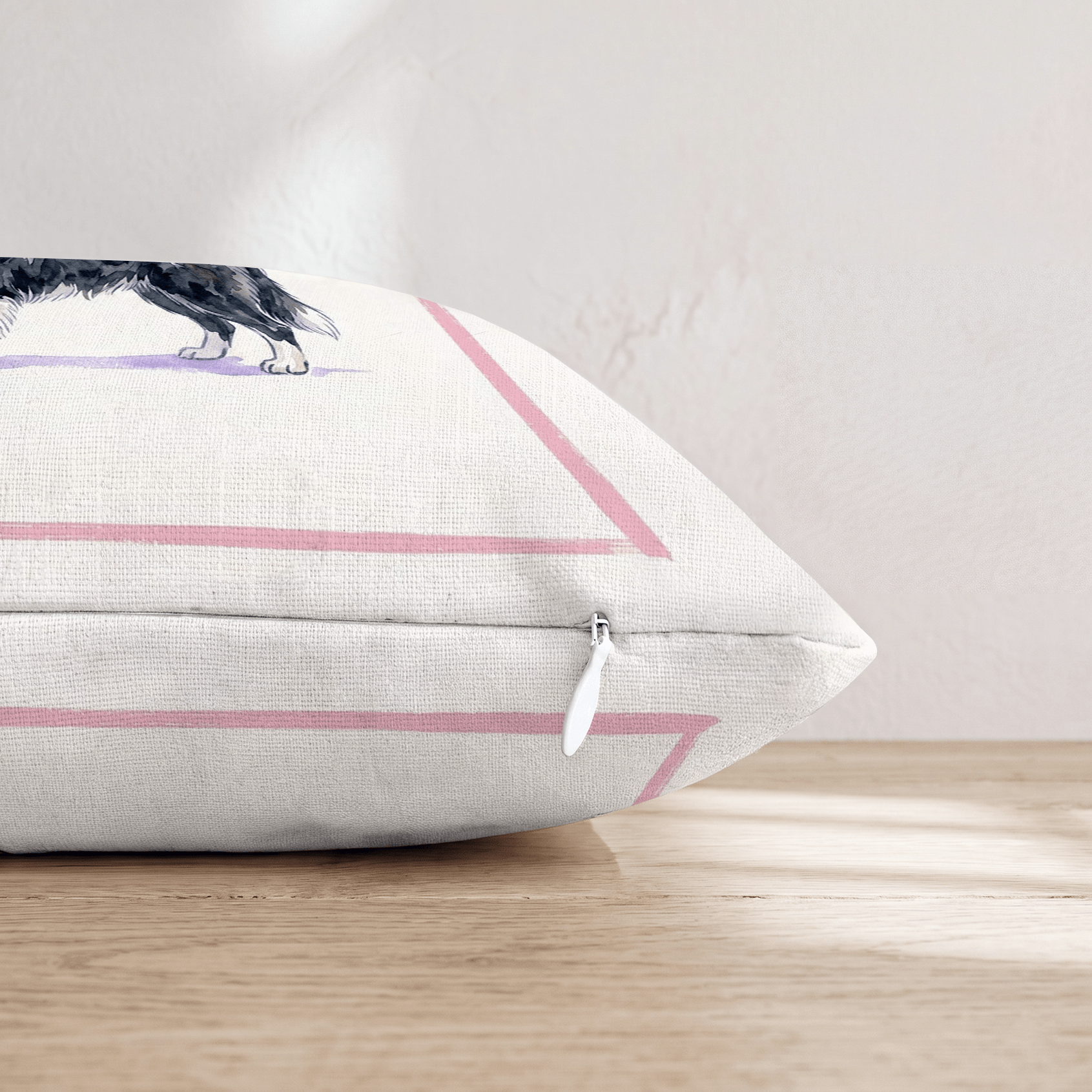 Cosmo Border Collie Throw Pillow - Hillcroft Home