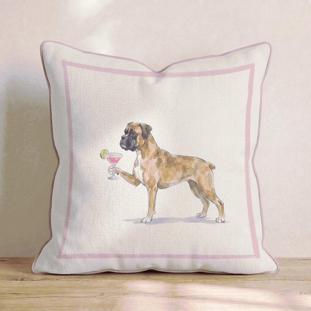 Cosmo Boxer Throw Pillow - Hillcroft Home
