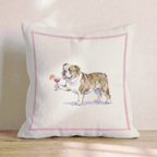 Cosmo Bulldog Throw Pillow - Hillcroft Home
