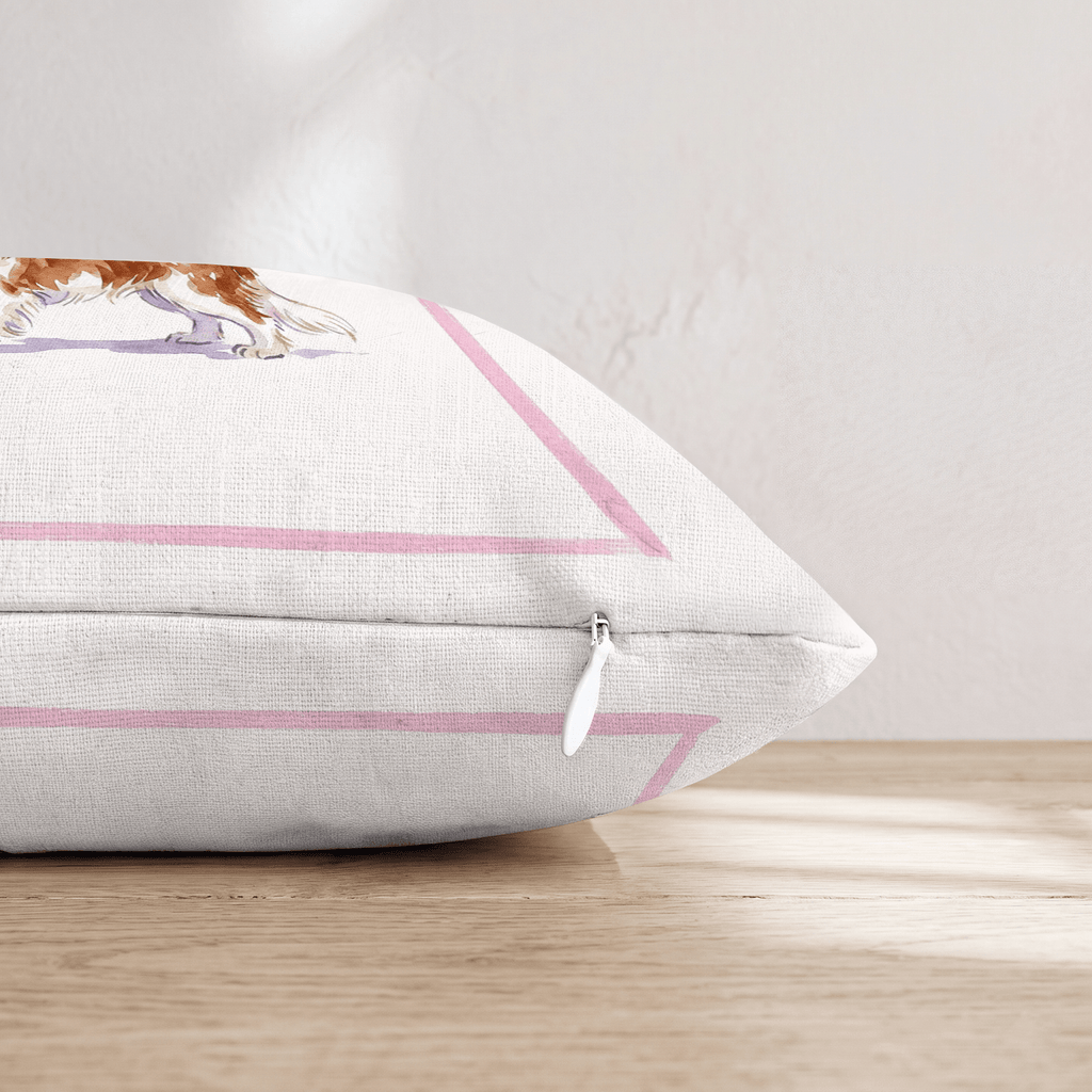 Cosmo Cavalier King Charles Spaniel Throw Pillow - Hillcroft Home
