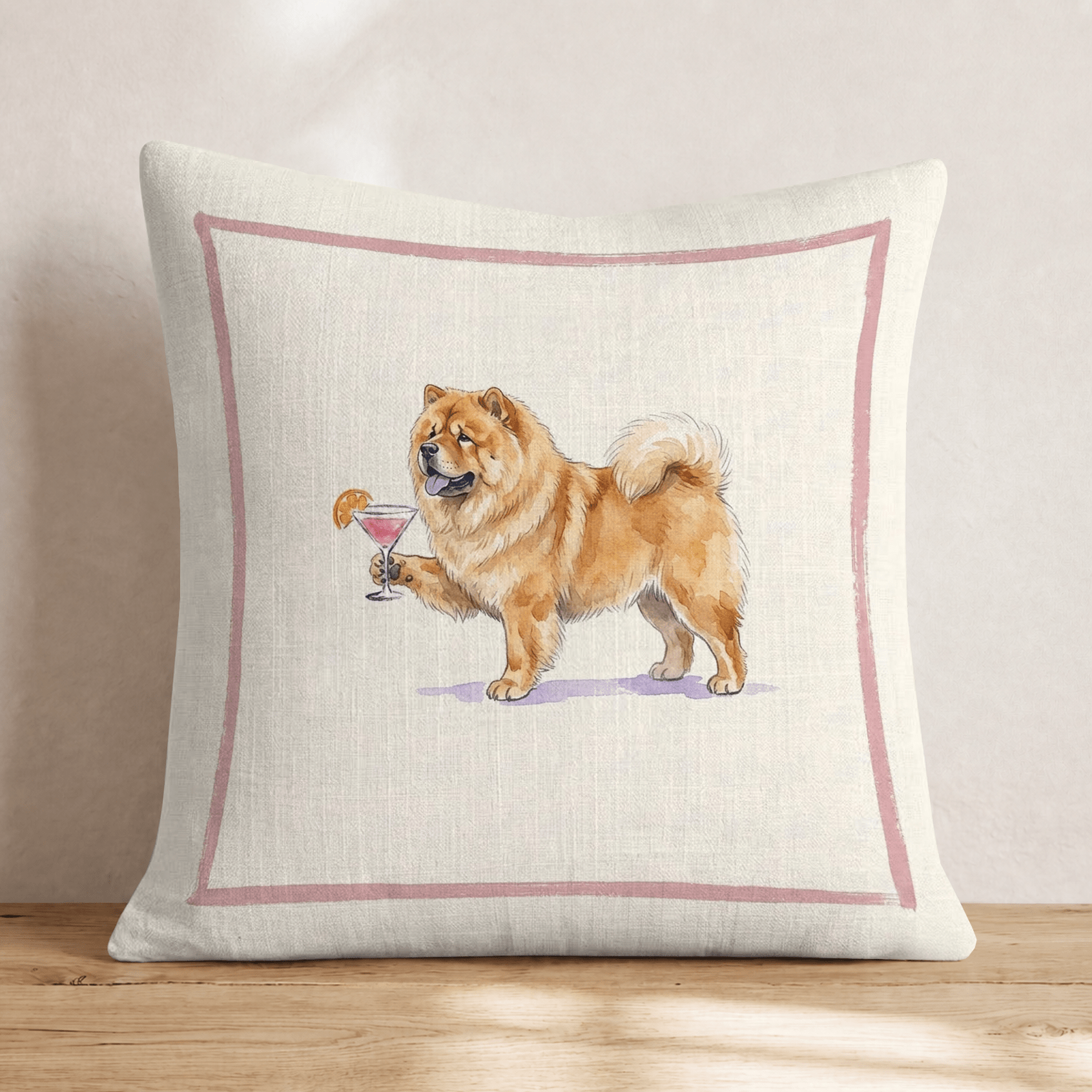 Cosmo Chow Chow Throw Pillow - Hillcroft Home
