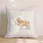 Cosmo Cocker Spaniel Throw Pillow - Hillcroft Home